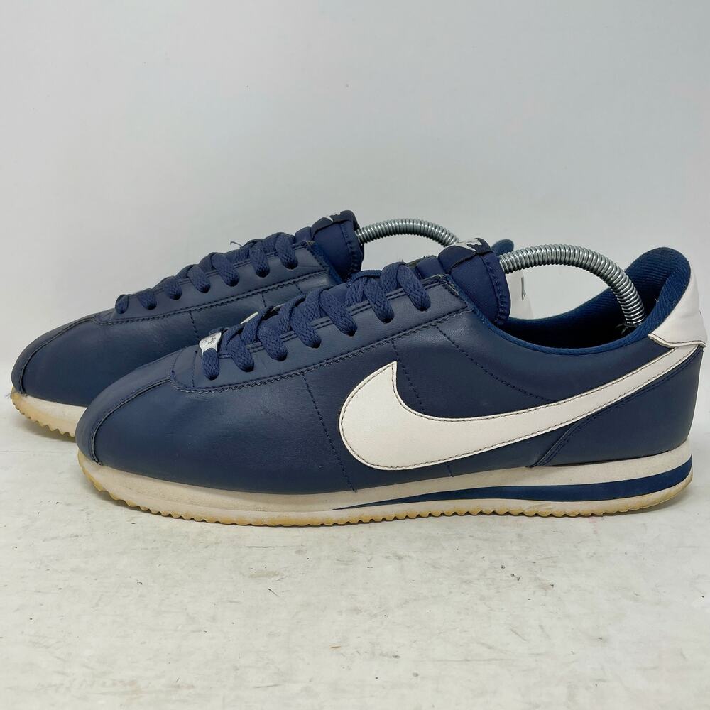 Nike Cortez Basic Leather Classic 72's Blue Obsidian Mens 10.5
